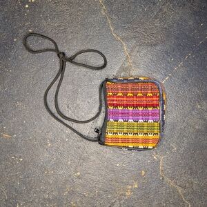 Colorful Woven Crossbody Bag